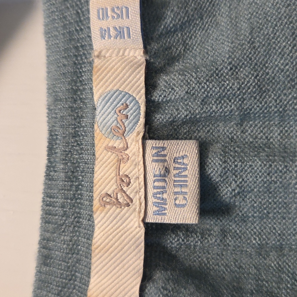 Boden Light Green Cardigan Sweater - Picture 2 of 7